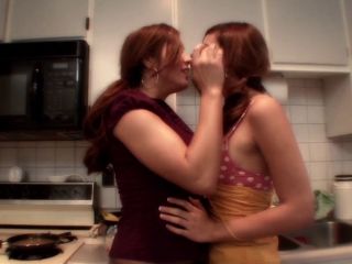 Cute Redhead Teen And Stepmom Are Getting Pleasure On The Kitchen-0