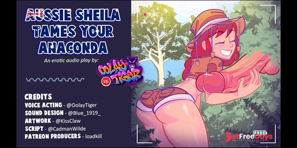 [GetFreeDays.com] Aussie Sheila Tames Your Anaconda erotic audio play by OolayTiger Sex Video March 2023