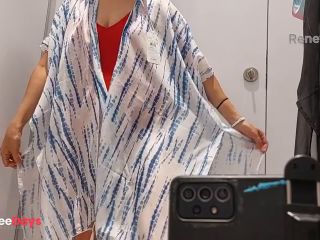 [GetFreeDays.com] Une brune sexy essaie des vtements dans le vestiaire. Chatte poilue, gros seins, gros ttons. Porn Stream June 2023-6