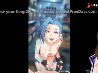 [GetFreeDays.com] Jinx stops me from cumming on her tits with a device League of legends animation - Jazziuu Sex Stream February 2023-8