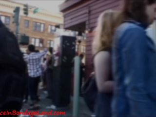 porn clip 32 Folsom Street Fair Public CBT - Lightpost FemDom Ballbusting Humiliation on bdsm porn femdom bi slave-0