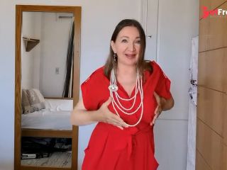 [GetFreeDays.com] Hot busty GILF as Material girl. Sexy striptease. Porn Video January 2023-1