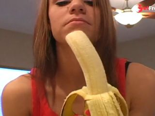 [GetFreeDays.com] Brunette Girl Is Eating Banana - Addison Rose Porn Stream March 2023-2