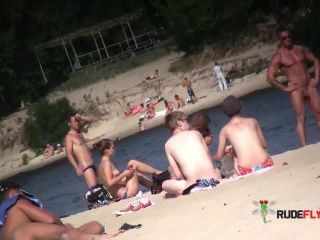 Everyone is staring at these gorgeous naturist teens  5-1