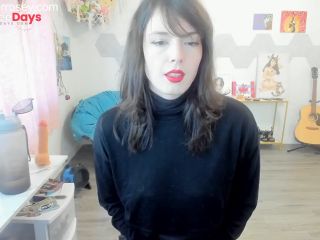 [GetFreeDays.com] Pleather Skirt Black Turtleneck Desperation Adult Clip June 2023-1