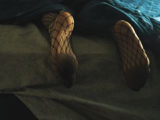 free video 38 Tickling porn - WAKE HER UP & FUCK HER FEET! MILF tickle handjob fishnet stockings footjob on bdsm porn step sister foot fetish-0