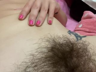 cuteblonde666 Hairy hairy lotioning - Hairy Bush-8