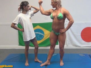 free online video 49 femdom strapon slave muscle | Grappling Girls - Shadowfax - GGTestofStrength9 | foot-1