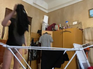 cuteblonde666 Huge hairy orgasm during housework - Role Play-0