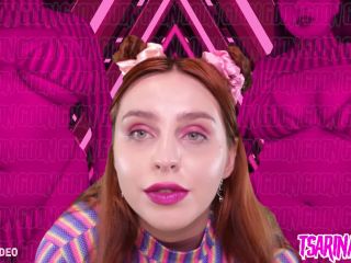 online clip 28 Tsarina Baltic - Compulsive Gooner Loser - female domination - party scarf fetish-5