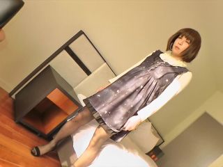 Miharu Plays in Pantyhose shemale Miharu Tatebayashi-0