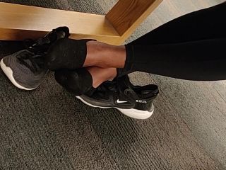 Black socks and nikes-5