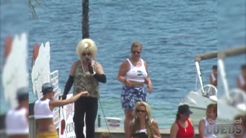 Voyeur Wet T-Shirt Contest form My Key West Condo Balcony voyeur 