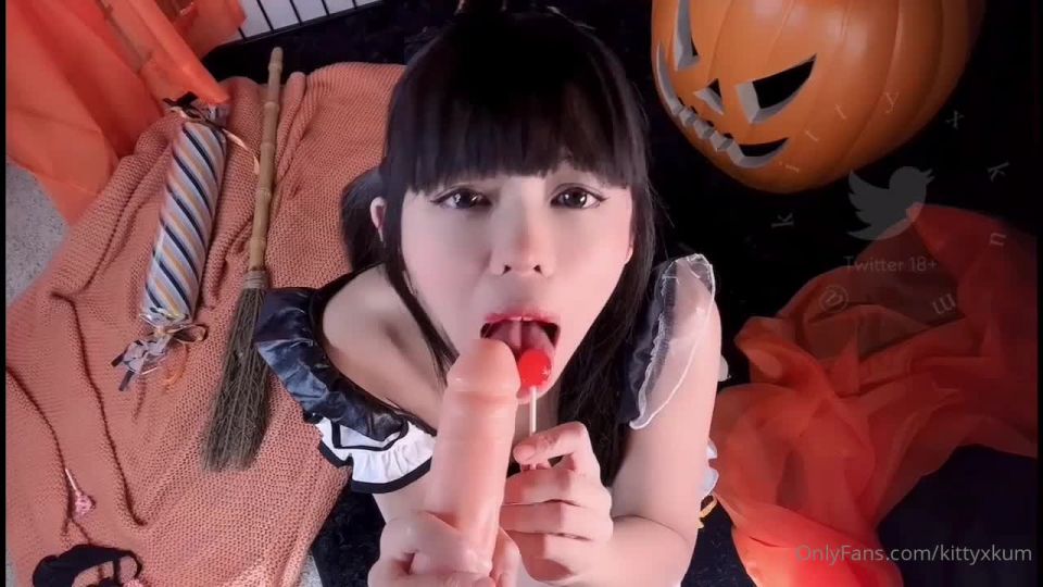 Kittyx Kum - Halloween Fuck - Asian