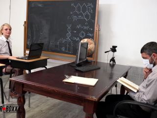 free online video 14 zelda femdom school | Amateur Boxxx – Teacher Fucks Student in front of Virtual Class | alice pink-0