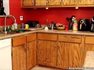 free online video 41 RealSpankings – Kiki: Spanked In The Kitchen - kiki cali - fetish porn finger sucking fetish-0