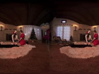 xxx video 4 The Night Before Christmas – Abigail Mac, Karlee Grey 6K on virtual reality -1