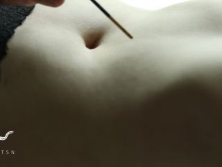 online porn clip 19 hardcore fuck hd videos Up Close Navel Tickle W Tiny Paintbrush, vip clips on muscle-2