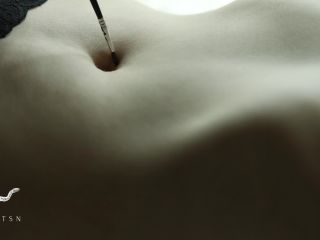 online porn clip 19 hardcore fuck hd videos Up Close Navel Tickle W Tiny Paintbrush, vip clips on muscle-6