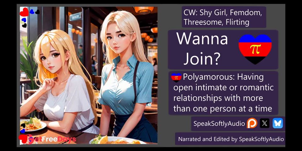 [GetFreeDays.com] 11- Polyamorous Two Hot Girls Want You To Join Them FFA Porn Leak April 2023