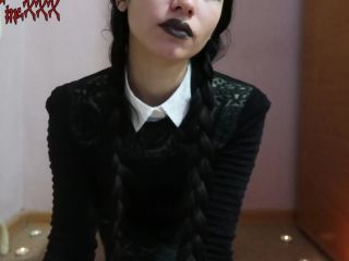 online video 24 Modelhub.com - Maryvincxxx Aka Maria Romanova - Babe Wednesday Addams Gets an Orgasm on Halloween Night, amateur pegging on cumshot -3