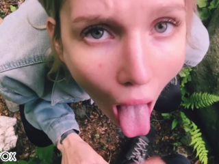 RedFox XXX - Schoolgirl Sloppy POV Blowjob On Nature Cums On Mouth  | alenagerman | pov black blondes babes-2