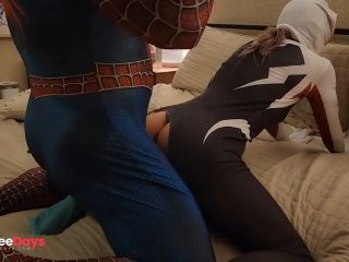 [GetFreeDays.com] Spiderman and Gwen Stacy Porn Parody- Part 1 Sex Film January 2023-6