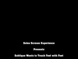 SolesScreamExperience - Sablique is Determined to Play Footsie – Tickling Videos.-9