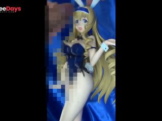 [GetFreeDays.com] Semen splashing on a woman in a cartoon blonde bunny suit cosplay Perverted figure. Adult Video June 2023-5