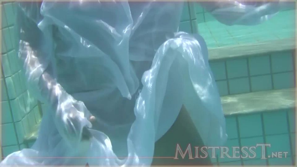 adult xxx clip 10 black mistress femdom cumshot | Mistress T - Fetish Fuckery: Underwater Seduction | footjob