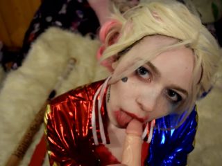 Bat Maisie in 25 POV Harley Quinn Blowjob,  on teen -4