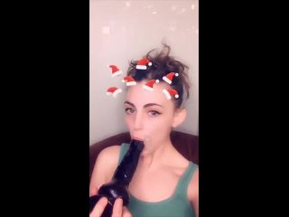 [Pornstar] LunaBennaCollection black dildo blowjob snapchat premium 20181222 - NSFW247-3