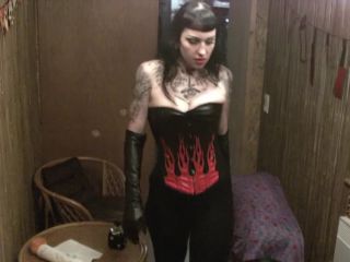 xxx video clip 28 Lady Vampira — Observed and Punished by the Mistress with the Leathergloves — German Femdom, big nose fetish on fetish porn -7