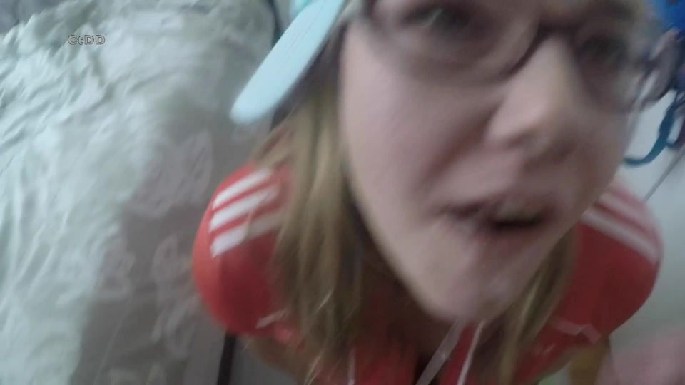 M@nyV1ds - DirtyKristy - Nerdy Brat in a Hat Blowjob Facial Part3