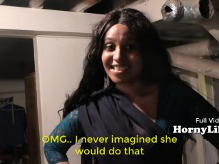 [Amateur] Bored Indian Housewife begs for threesome roleplay Hindi (English subtitle)-3