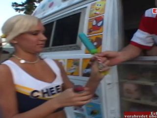 Petite Blonde College Teen With Tiny Tits Pick Up For Spontaneous Car S-1