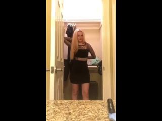 beauty amateur blonde girl strip teasing on webcam-1