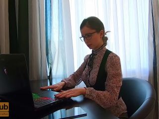 Office masturbation naked ass in skirt - CatherineRain-0