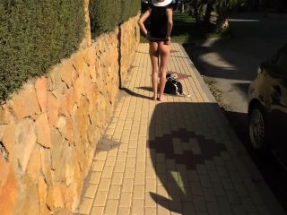 MiaAmahlPublic nudity fit teen walking naked on the streets Amateur MiaAmahl-1