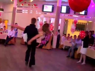 Acrobatic wedding dance reveals  panties-3