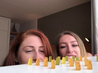 Ava_Austen Double Giantess - Eating Shrunken people - Food & Object Crush-0