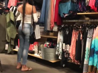 CandidCreeps 845 Fat Ass in Jeans Candid Jeans Girl Mall Hawa-5
