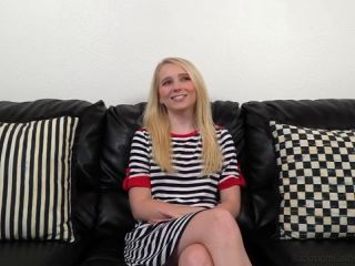 Backroom Casting Couch with Phoebe in Tiny Girl Next Door vs. 9 inches!.-0