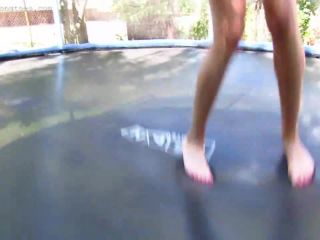 online clip 31 femdom empire strapon I Love Long Toes - Trampoline, pov on pussy licking-1