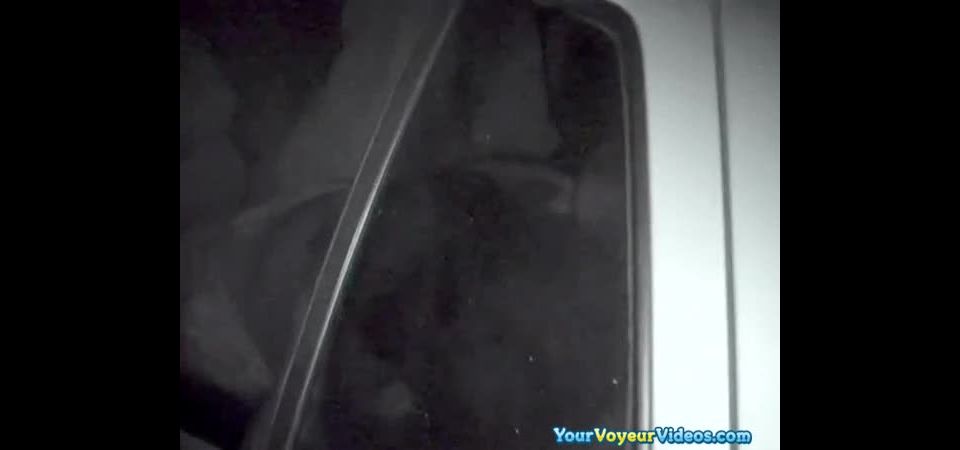 Teen couple caught fucking inside car