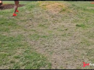 [GetFreeDays.com] Flashing in the PARK in a Slutty Outfit - UPSKIRT No PANTIES with People Around Porn Film January 2023-0