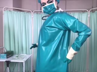 adult video 5 Haus of Poison - Latex Surgeon Gowning & Double Gloving, fetish friendly on femdom porn -5