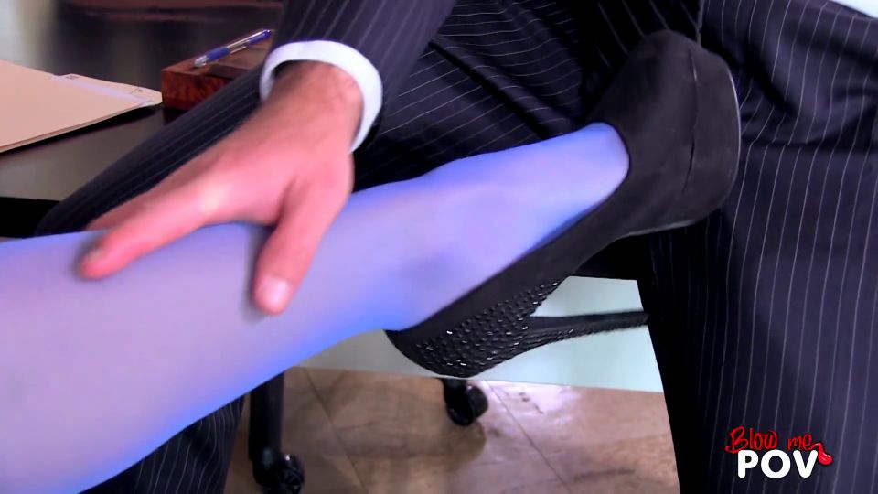 Blow Me POV  My Hot Secretary'S Foot Fetish