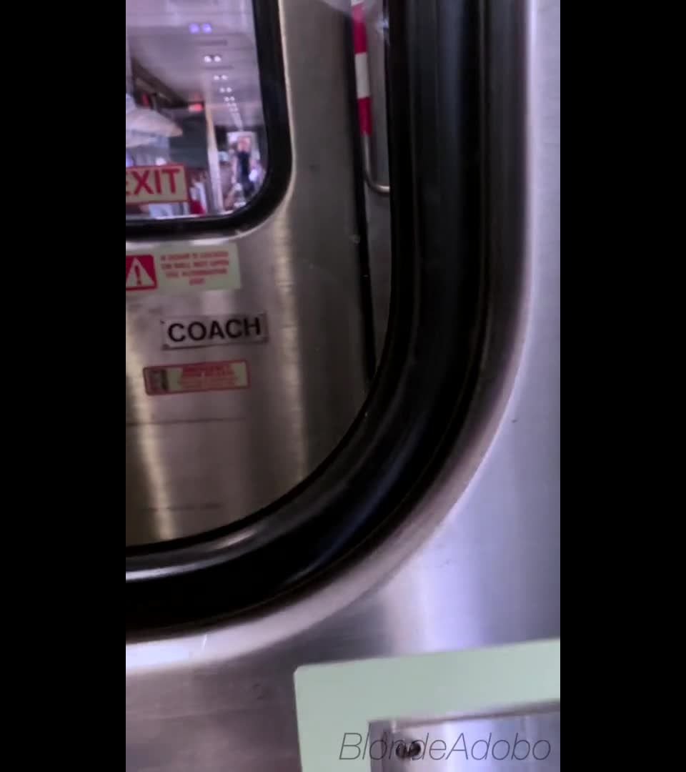 Sneaking Away For A Quickie On The Train 1080p