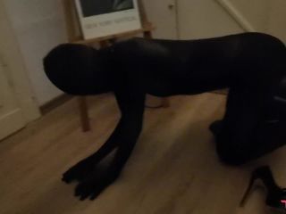 Zentai love in public Public!-5